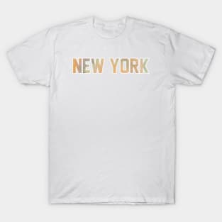 New York Pastel Tie dye T-Shirt